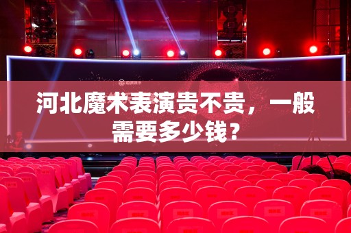 河北魔术表演贵不贵，一般需要多少钱？
