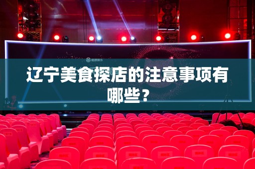辽宁美食探店的注意事项有哪些？