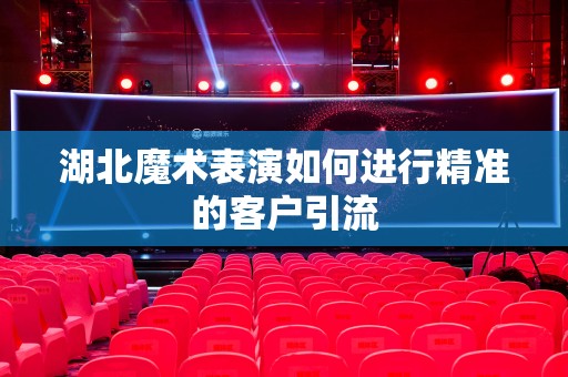 湖北魔术表演如何进行精准的客户引流