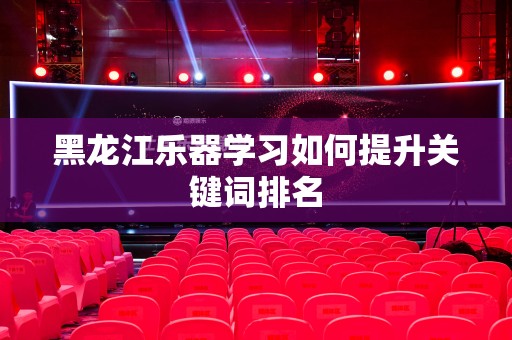 黑龙江乐器学习如何提升关键词排名
