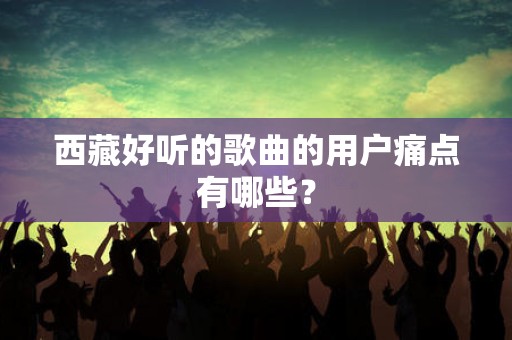 西藏好听的歌曲的用户痛点有哪些？