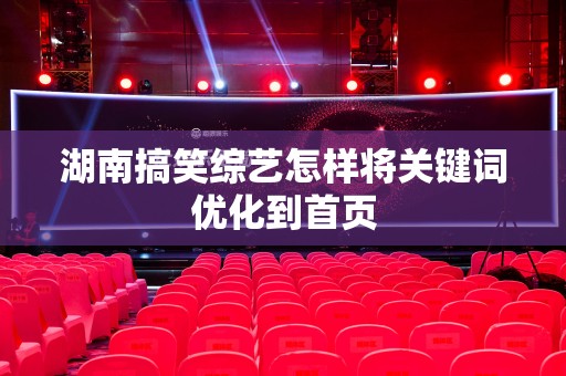 湖南搞笑综艺怎样将关键词优化到首页